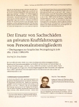 Vorschauseite 1: Der Ersatz von Sachschäden an privaten Kraftfahrzeugen von Personalratsmitgliedern