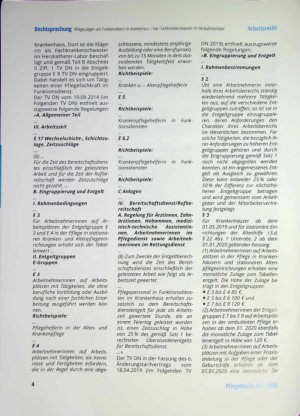 Vorschauseite 2: Pflegezulagen und Funktionsdienst im Krankenhaus - hier: Fachkranken schwester im Herzkatheterlabor