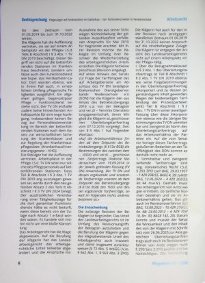 Vorschauseite 4: Pflegezulagen und Funktionsdienst im Krankenhaus - hier: Fachkranken schwester im Herzkatheterlabor