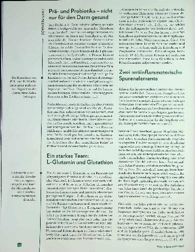 Vorschauseite 3: Kleine Helfer im Einsatz Mikronährstoffe gegen stille Entzündungen