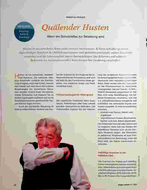 Vorschauseite 1: Quälender Husten: Wenn ein Schutzreflex zur Belastung wird