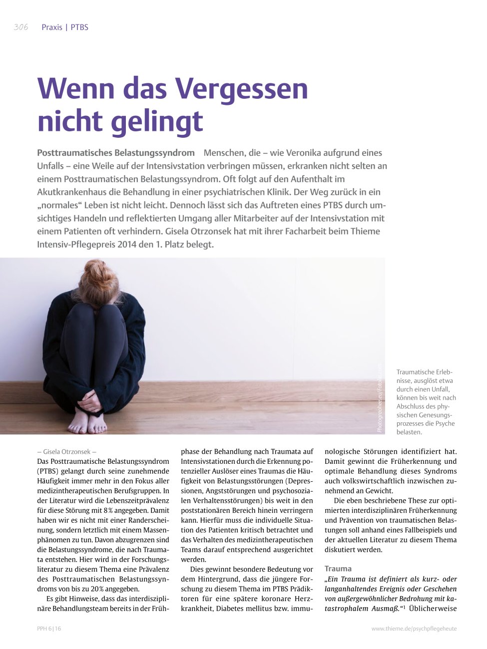 Vorschauseite 1: Wenn das Vergessen nicht gelingt