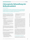 Vorschauseite 1: Chirurgische Behandlung der Refluxkrankheit