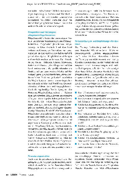 Vorschauseite 3: Zwischen Heimat und Heim – Wohnen und Pflege auf dem Bauernhof