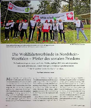 Vorschauseite 1: Die Wohlfahrtsverbände in Nordrhein-Westfalen - Pfeiler des sozialen Friedens