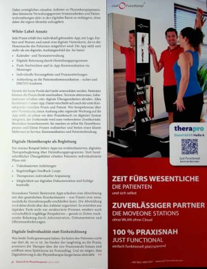 Vorschauseite 4: Therapie smart genutzt Zeit, Physiotherapie neu zu denken