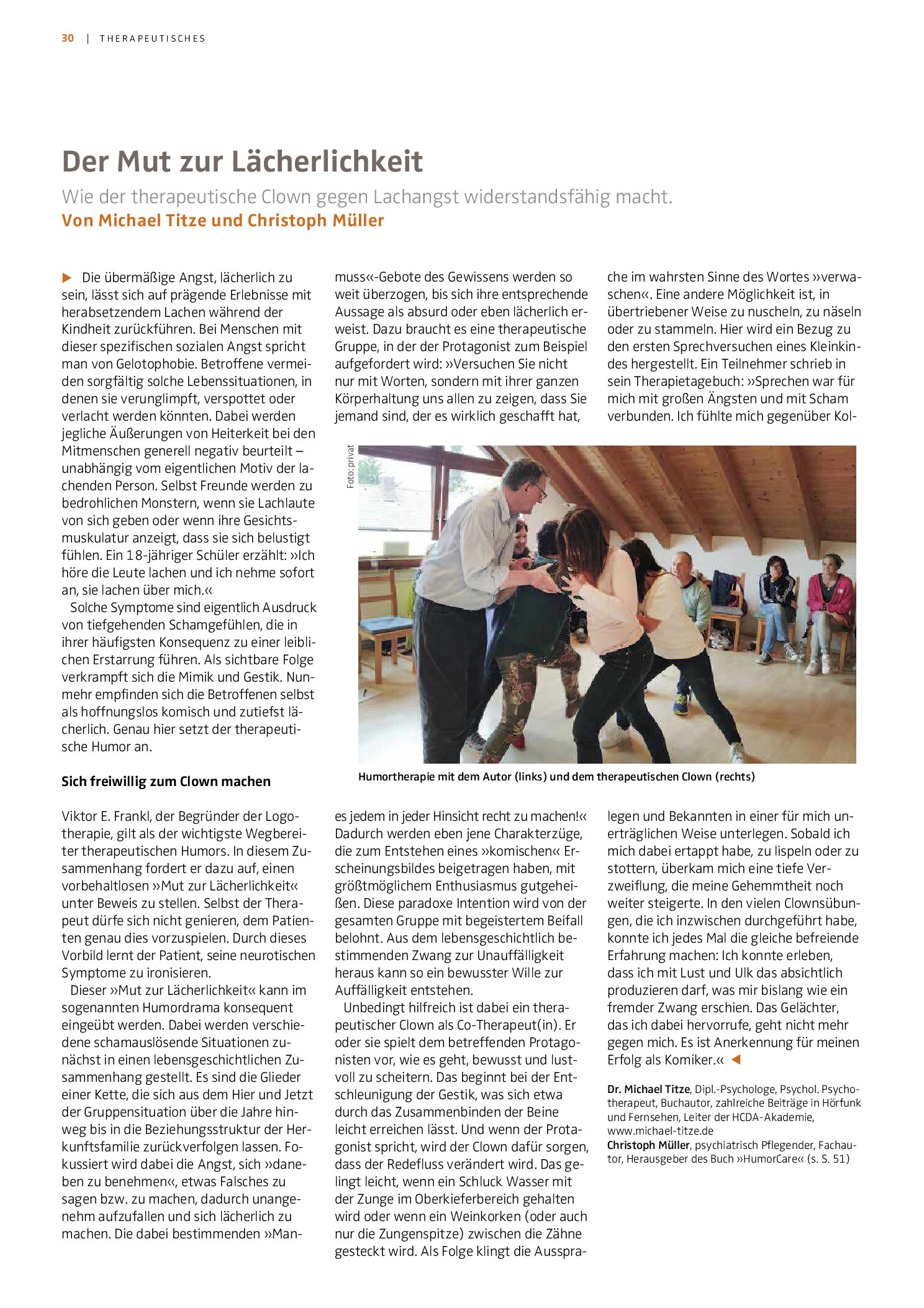 Vorschauseite 1: Der Mut zur Lächerlichkeit