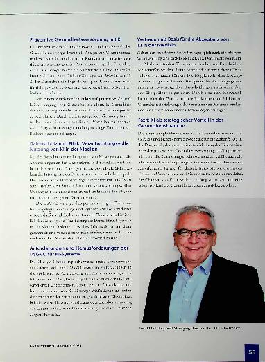 Vorschauseite 2: Kl in der Medizin: Vertrauen als Basis für Effizienz und Qualität
