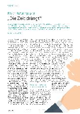 Vorschauseite 1: Psych-Reformpapier „Die Zeit drängt“
