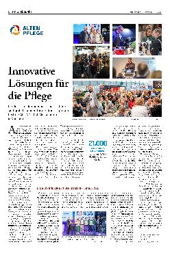 Vorschauseite 1: Innovative Lösungen für die Pflege