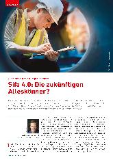 Vorschauseite 1: Arbeitsschutz und Digitalisierung: Sifa 4. 0 - Die zukünftigen Alleskönner?
