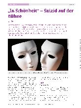 Vorschauseite 1: „In Schönheit“ - Suizid auf der Bühne