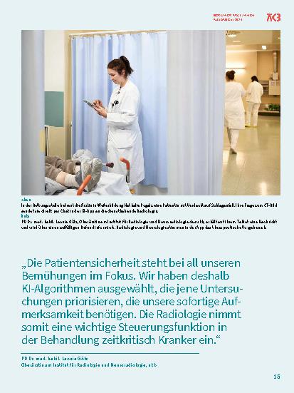 Vorschauseite 2: KI in der Radiologie: Wie digitale Lösungen den Arbeitsalltag verändern