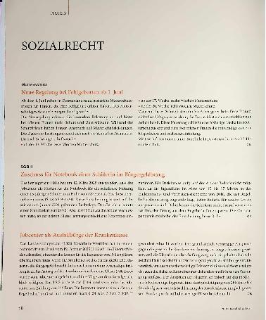 Vorschauseite 1: Sozialrecht