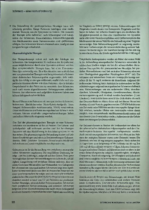 Vorschauseite 5: Schmerz - eine Herausforderung