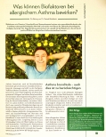 Vorschauseite 1: Was können Biofaktoren bei allergischem Asthma bewirken?