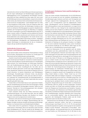 Vorschauseite 2: Gewalt gegen Ärztinnen/Ärzte und das medizinische Fachpersonal