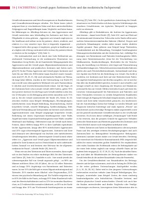 Vorschauseite 3: Gewalt gegen Ärztinnen/Ärzte und das medizinische Fachpersonal