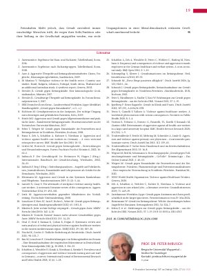 Vorschauseite 6: Gewalt gegen Ärztinnen/Ärzte und das medizinische Fachpersonal