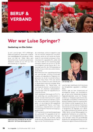 Vorschauseite 1: Wer war Luise Springer?