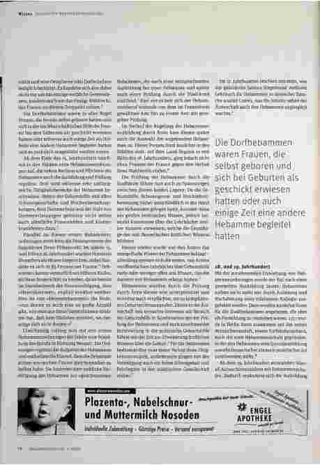 Vorschauseite 4: Die Geschichte des Hebammenberufs in Deutschland - Teil Vom Mittelalter in die Neuzeit