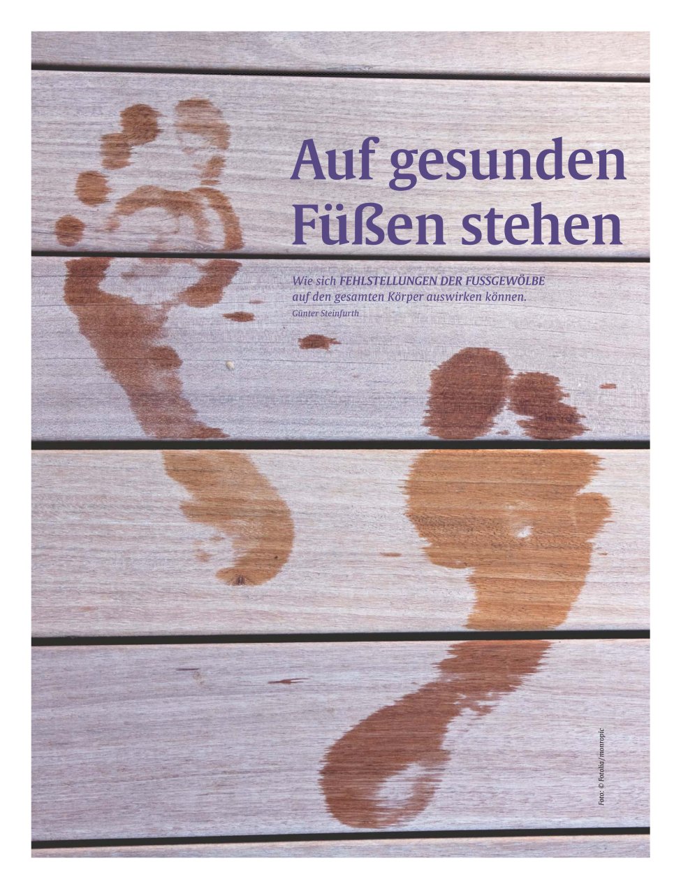 Vorschauseite 1: Auf gesunden Füßen stehen