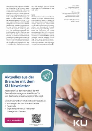 Vorschauseite 4: Neustrukturierung eines regionalen Krankenhausverbundes. Ein Erfolgsmodell in der Krankenhausreform