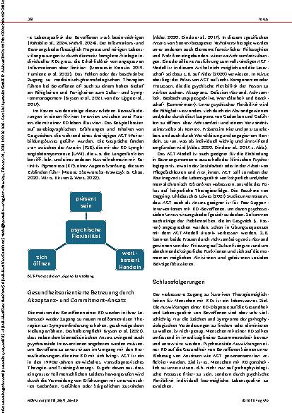 Vorschauseite 3: Leben mit einer Rare Disease Pathophysiologische Fixierung vs. psychische Flexibilität