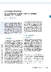 Vorschauseite 1: Assessing Yellow Flags: Erfassung psychosozialer Risikofaktoren bei Menschen mit akuten, muskuloskelettalen Beschwerden