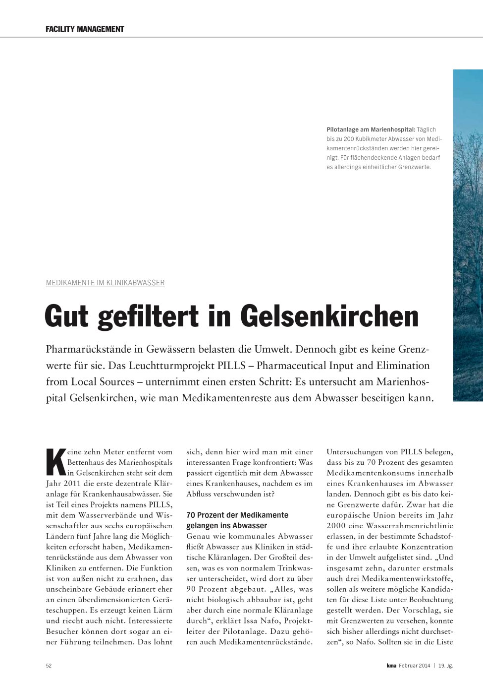 Vorschauseite 1: Gut gefiltert in Gelsenkirchen