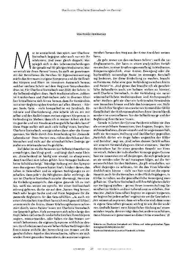Vorschauseite 2: Mut ist ansteckend.