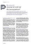 Vorschauseite 1: Bilanzgespräch „Gestartet sind wir als Juniorpartner“