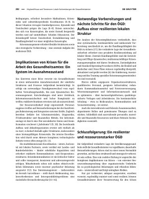 Vorschauseite 2: Lokale Vorbereitungen der Gesundheitsämter auf eine veränderte Lage der Gesundheitssicherheit