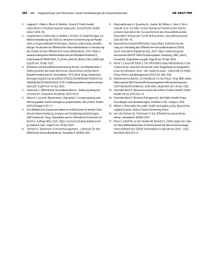 Vorschauseite 4: Lokale Vorbereitungen der Gesundheitsämter auf eine veränderte Lage der Gesundheitssicherheit
