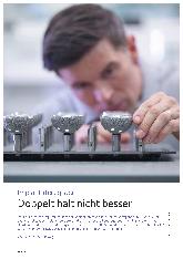 Vorschauseite 1: Implantateregister Doppelt hält nicht besser