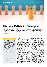 Vorschauseite 1: Die neue PBEM im Dienstplan