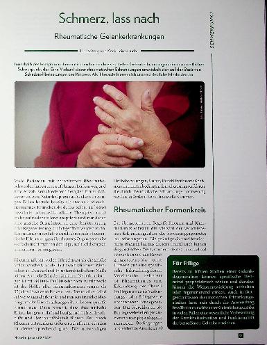 Vorschauseite 1: Schmerz, lass nach Rheumatische Gelenkerkrankungen