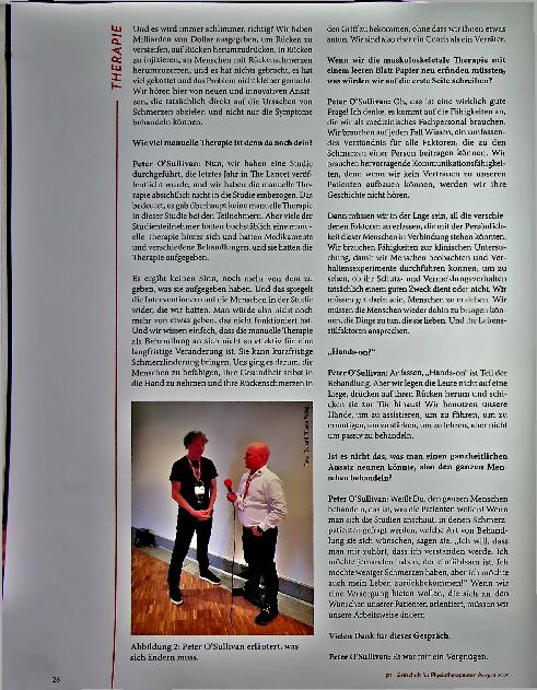 Vorschauseite 3: IFOMPT 2024: „Wir müssen unsere Arbeitsweise ändern!“