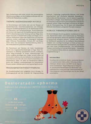 Vorschauseite 2: Bronchiektasen unterdiagnostiziert und -Multimodal Behandelbar-
