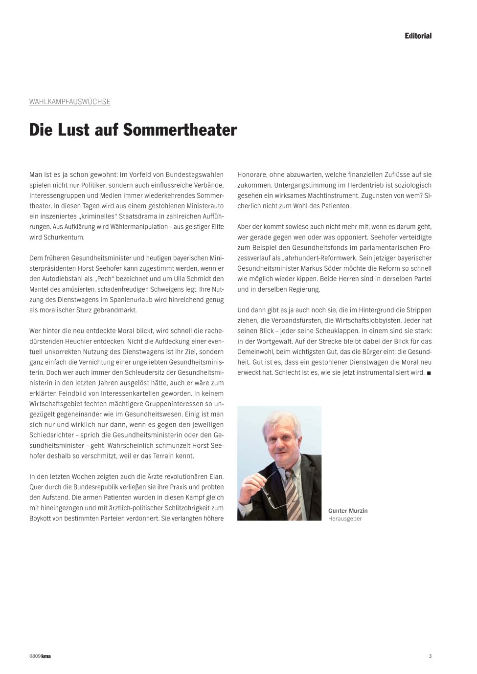 Vorschauseite 1: Die Lust auf Sommertheater