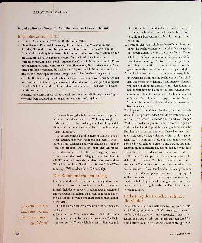 Vorschauseite 2: Es gibt einen Weg aus den Schulden