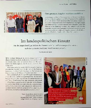 Vorschauseite 1: Im landespolitischen Einsatz