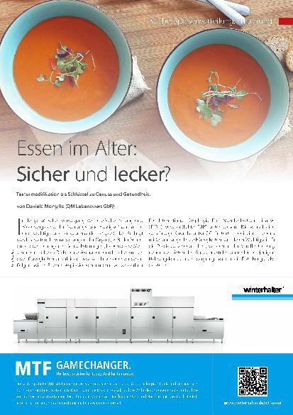 Vorschauseite 1: Essen im Alter: Sicher und lecker?