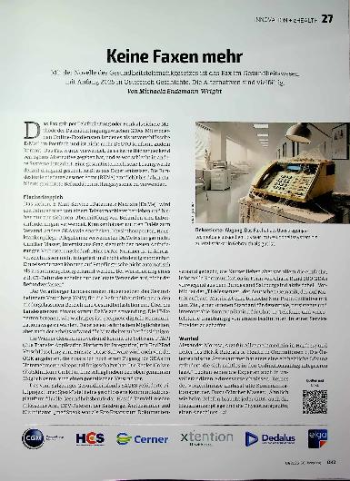 Vorschauseite 1: Keine Faxen mehr