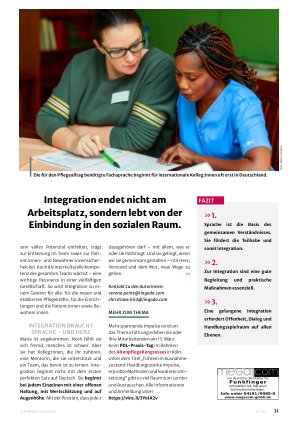 Vorschauseite 4: Integration zur Sprache bringen