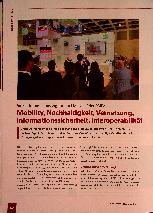 Vorschauseite 1: Mobilität, Nachhaltigkeit, Vernetzung, Informationssicherheit, Interoperabilität