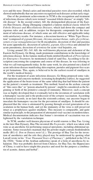 Vorschauseite 4: A historical overview of traditional Chinese medicine and ancient Chinese medical ethics