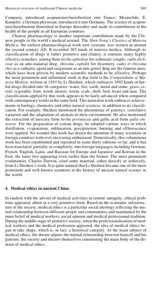 Vorschauseite 6: A historical overview of traditional Chinese medicine and ancient Chinese medical ethics