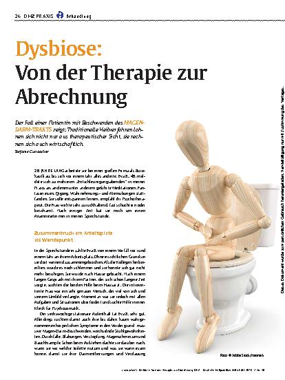Vorschauseite 1: Dysbiose: Von der Therapie zur Abrechnung