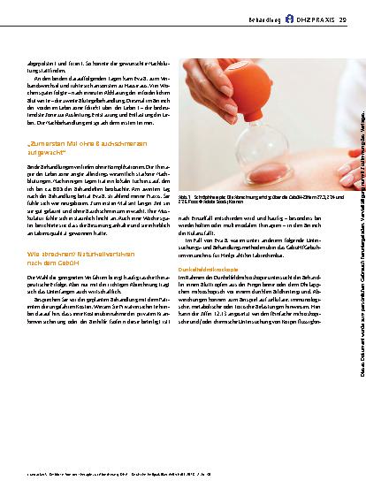 Vorschauseite 4: Dysbiose: Von der Therapie zur Abrechnung